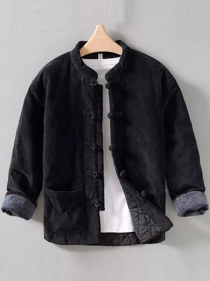 Button Front Long Sleeve Jacket