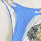 Chain Detail Halter Neck Bikini Set