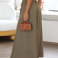 Drawstring Waist Wide Leg Pants