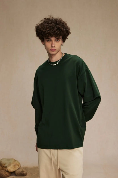 Round Neck Long Sleeve T-Shirt