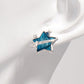 925 Sterling Silver Zircon Star Earrings
