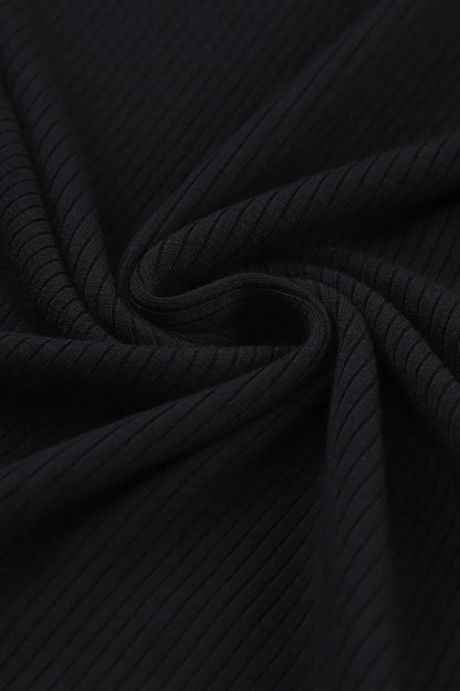 Round Neck Semi-Sheer Sleeve Blouse