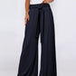 Tied Wide Leg Pants with Pockets