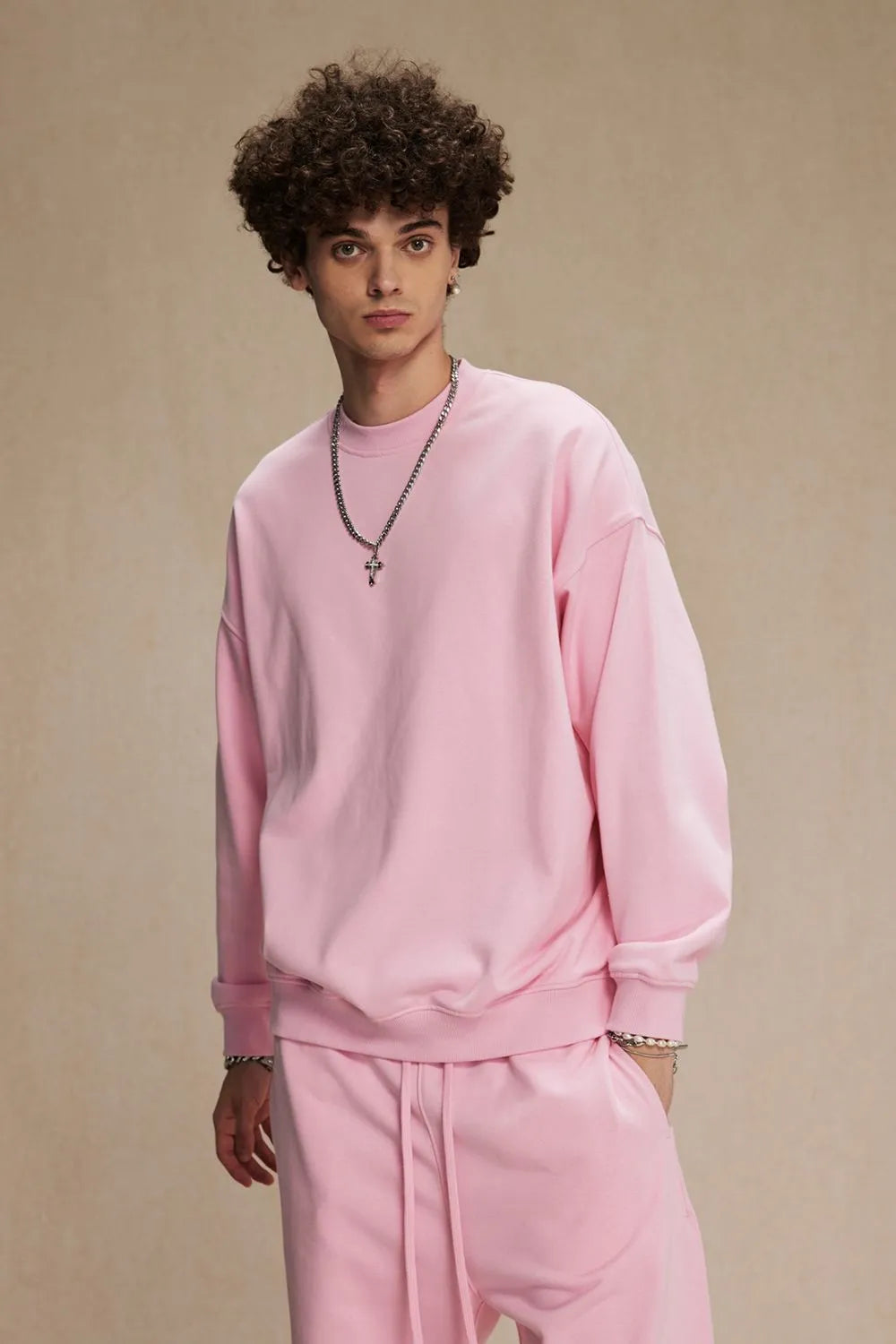 Round Neck Long Sleeve Sweatshirt