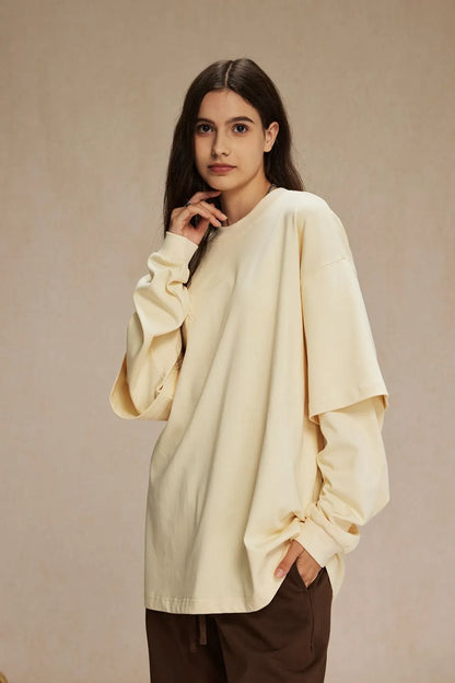 Round Neck Long Sleeve T-Shirt