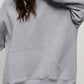 Pocketed Dropped Shoulder Long Sleeve Hoodie