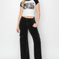 Risen High Rise Wide Leg Cargo Jeans