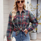 Plaid Button Up Long Sleeve Shirt