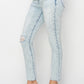 Risen High Rise Distressed Skinny Jeans