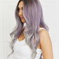 Elegant Wave Full Machine Synthetic Wigs in Purple 26''