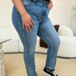 Judy Blue Mid Rise Rigid Magic Release Hem Jeans