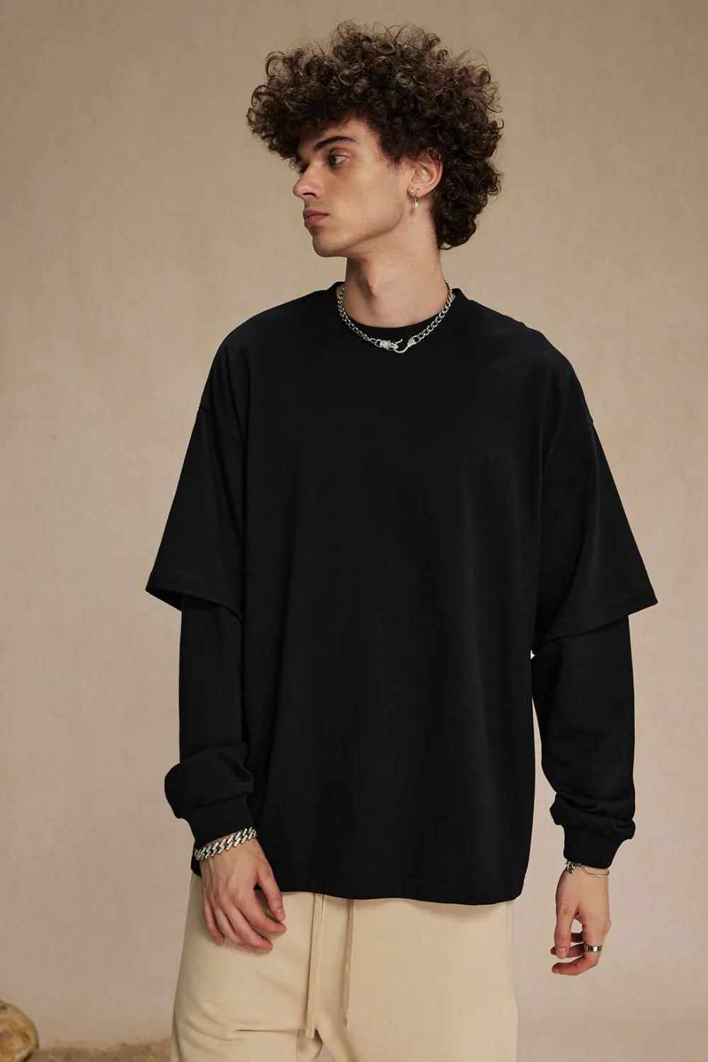 Round Neck Long Sleeve T-Shirt