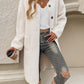 Button Up Long Sleeve Coat