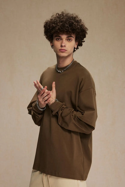 Round Neck Long Sleeve T-Shirt