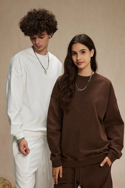 Round Neck Long Sleeve Sweatshirt