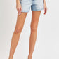 Risen Full Size High Rise Denim Shorts