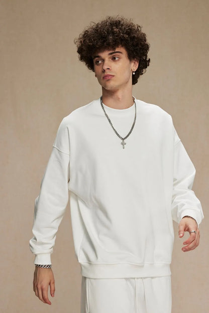 Round Neck Long Sleeve Sweatshirt