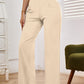 High Waist Wide Leg Pants with Pockets