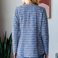 Heimish Houndstooth Tweed Open Front Blazer