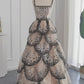 Sparkling Sequin Ruffles Tiered Evening Dress