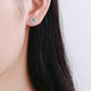 Moissanite Round-Shaped Stud Earrings