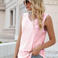 Eyelet V-Neck Tank