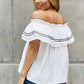 Off The Shoulder Ruffle Blouse