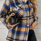 Plaid Pocketed Button Down Shacket