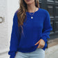 Round Neck Long Sleeve Sweater