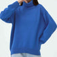 Turtle Neck Dropped Shoulder Sweater