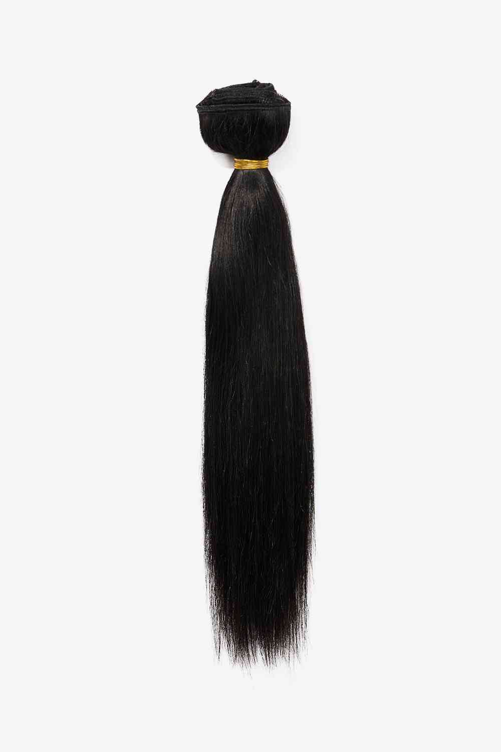 18''200g #1 Keep Me Elegant Straight Clip-in Human Hair Extensions
