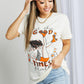 mineB Full Size LET THE GOOD TIMES ROLL Graphic Tee