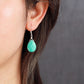 Handmade Natural Stone Teardrop Earrings