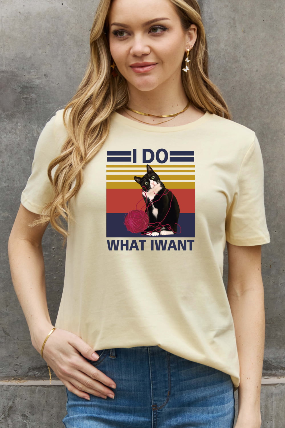 I DO WHAT I WANT Graphic Cotton Tee