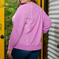 Plus Size Contrast Stitching Long Sleeve T-Shirt