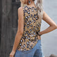 Leopard Round Neck Tank