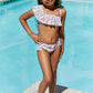 Two-Piece Swim Set in Roses Off-White