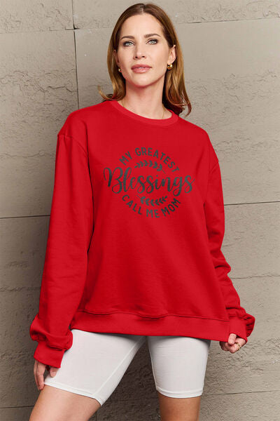 MY GREATEST BLESSINGS CALL ME MOM Round Neck Sweatshirt