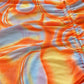 Multicolored Drawstring Ruched Three-Piece Swim Set