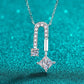 1.3 Carat Moissanite 925 Sterling Silver Necklace