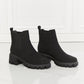 Lug Sole Chelsea Boots in Black