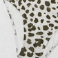 White Leopard Print One-Piece Swimsuit