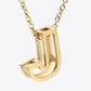 A to J Letter Pendant Necklace