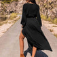 Long Sleeve Round Neck Dress