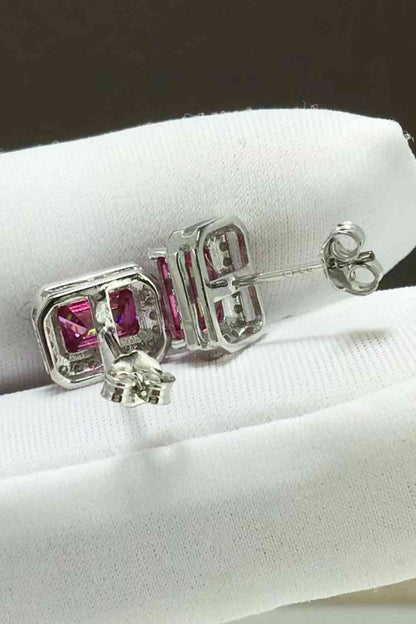 Shiny and Elegant 2 Carat Moissanite Stud Earrings