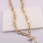 5-Piece Freshwater Pearl Chunky Chain Necklace