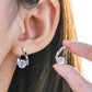 2 Carat Moissanite 925 Sterling Silver Heart Earrings