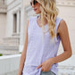 Eyelet V-Neck Tank