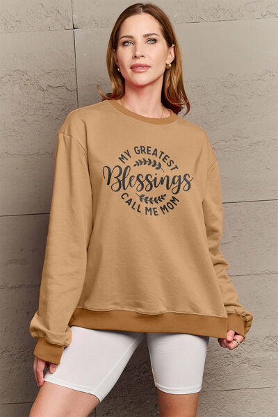 MY GREATEST BLESSINGS CALL ME MOM Round Neck Sweatshirt