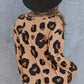 Leopard Print Round Neck Long Sleeve Tee
